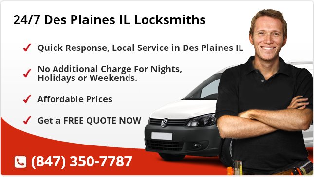 24 Hour Locksmith Des Plaines IL